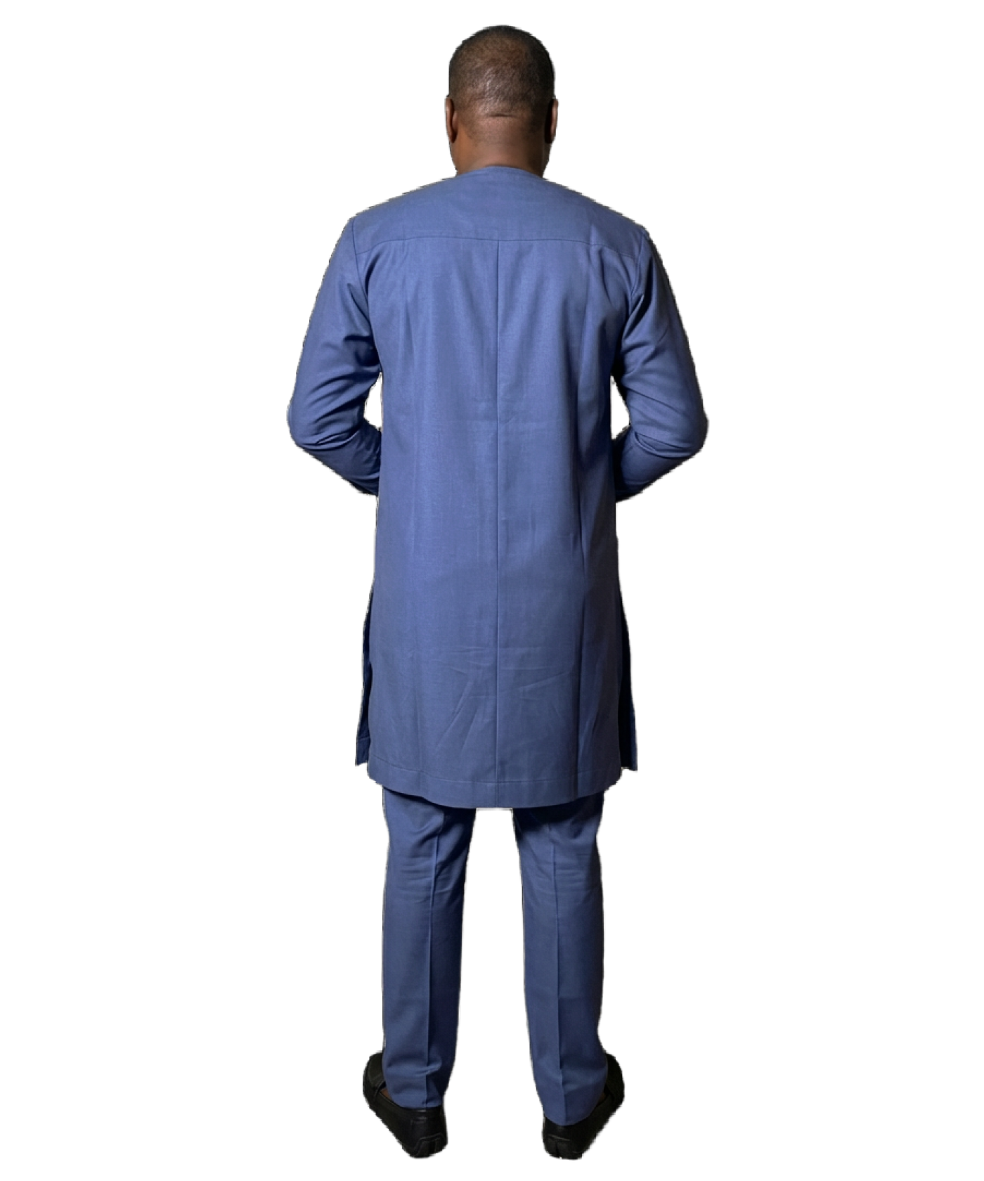 Royal Blue 2-Piece Button Dashiki Set | MP Collection - Alternative